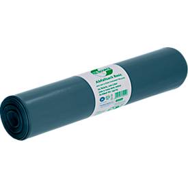 Deiss Abfallsäcke Strong, 100% PCR Recycling-LDPE, 120 Liter, besonders reißfest, B 700 x H 1100 mm, natur, 31 µm, 250 Stück