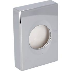 Deiss Handtuchspender Hygiene Box, Kunststoff, 25 Blatt Füllmenge, B 100 x T 27,5 x H 139,5 mm, chrom