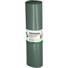 Deiss LOOP PLUS® Abfallsäcke, 120 Liter, Recycling-LDPE, B 700 x H 1100 mm, natur, 250 Stück