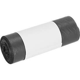 Deiss Müllbeutel, 30 Liter, HDPE mit 10-20 % Regeneratanteil, B 490 x H 600 mm, grau, 2000 Stück