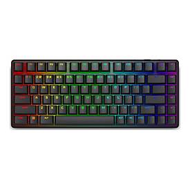 Dell Alienware Pro Wireless Gaming Keyboard - Tastatur - 75% - compact TKL - AlienFX Per-Key RGB / 16,8 Millionen Farben - kabellos - 2.4 GHz, Bluetooth 5.1, USB - QWERTY - USA - Tastenschalter: Alienware lineare mechanische Switches (Hotswap-fähig)