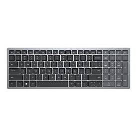 Dell KB740 - Tastatur - kompakt, mehrere Geräte - kabellos - 2.4 GHz, Bluetooth 5.0 - QWERTZ