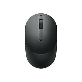 Dell Mobile Wireless-Maus – MS3320W – Schwarz - Beidhändig - Optisch - RF Wireless + Bluetooth - 1600 DPI - Schwarz