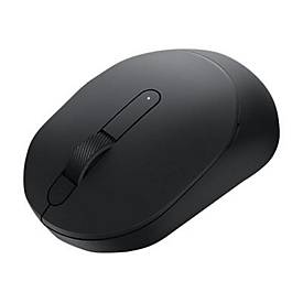 Dell Mobile Wireless-Maus – MS3320W – Schwarz - Beidhändig - Optisch - RF Wireless + Bluetooth - 1600 DPI - Schwarz