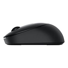 Dell Mobile Wireless-Maus – MS3320W – Schwarz - Beidhändig - Optisch - RF Wireless + Bluetooth - 1600 DPI - Schwarz