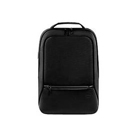 Dell Premier Slim Backpack 15 - Notebook-Rucksack - 38.1 cm (15") - Schwarz mit Metall-Logo - 3 Years Basic Hardware War