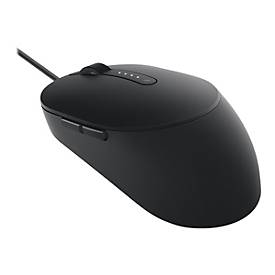 Dell Pro kabelgebundene Maus – MS3220 - schwarz - Beidhändig - Laser - USB Typ-A - 3200 DPI - 2 ms - Schwarz