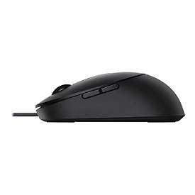 Dell Pro kabelgebundene Maus – MS3220 - schwarz - Beidhändig - Laser - USB Typ-A - 3200 DPI - 2 ms - Schwarz