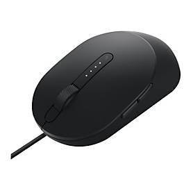 Dell Pro kabelgebundene Maus – MS3220 - schwarz - Beidhändig - Laser - USB Typ-A - 3200 DPI - 2 ms - Schwarz