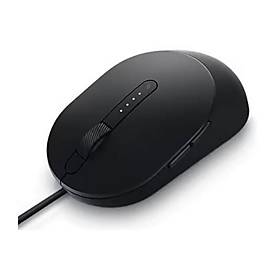 Dell Pro kabelgebundene Maus – MS3220 - schwarz - Beidhändig - Laser - USB Typ-A - 3200 DPI - 2 ms - Schwarz