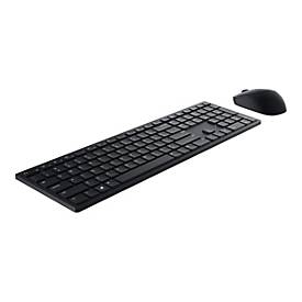 Dell Pro KM5221W - Retail Box - Tastatur-und-Maus-Set - QWERTY - US International - Schwarz