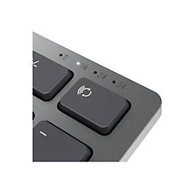 Dell Pro Plus-Tastatur und -Maus – KM7321W - deutsch (QWERTZ) - Volle Größe (100%) - Kabellos - RF Wireless + Bluetooth - QWERTZ - Grau - Titan - Maus enthalten