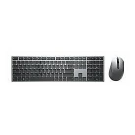 Dell Pro Plus-Tastatur und -Maus – KM7321W - deutsch (QWERTZ) - Volle Größe (100%) - Kabellos - RF Wireless + Bluetooth - QWERTZ - Grau - Titan - Maus enthalten