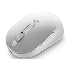Dell Pro Premium kompakte Maus – MS7421W - Platinum Silver (silber) - Beidhändig - Optisch - RF Wireless + Bluetooth - 1600 DPI - Platin - Silber