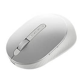 Dell Pro Premium kompakte Maus – MS7421W - Platinum Silver (silber) - Beidhändig - Optisch - RF Wireless + Bluetooth - 1600 DPI - Platin - Silber