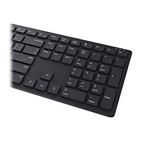 Dell Pro-Tastatur und -Maus – KM5221W - US international (QWERTY) - schwarz - Volle Größe (100%) - Kabellos - RF Wireless - QWERTY - Schwarz - Maus enthalten
