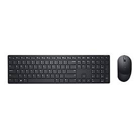 Dell Pro-Tastatur und -Maus – KM5221W - US international (QWERTY) - schwarz - Volle Größe (100%) - Kabellos - RF Wireless - QWERTY - Schwarz - Maus enthalten