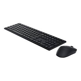 Dell Pro-Tastatur und -Maus – KM5221W - US international (QWERTY) - schwarz - Volle Größe (100%) - Kabellos - RF Wireless - QWERTY - Schwarz - Maus enthalten