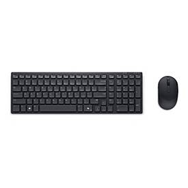 Dell Silent Keyboard and Mouse KM555 - Tastatur-und-Maus-Set - kabellos - 2.4 GHz, Bluetooth 5.1 - QWERTZ - Deutsch