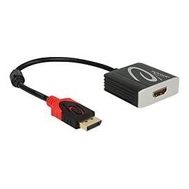 Image of Delock Adapter Displayport 1.2 male > HDMI female 4K Active - Videokonverter - Parade PS176 - Schwarz