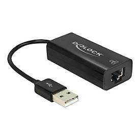 Delock Adapter USB 2.0 > LAN 10/100 Mb/s - Netzwerkadapter - USB 2.0 - 10/100 Ethernet