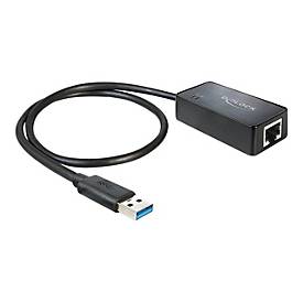 Delock Adapter USB 3.0 > Gigabit LAN 10/100/1000 Mb/s - Netzwerkadapter - USB 3.0 - Gigabit Ethernet