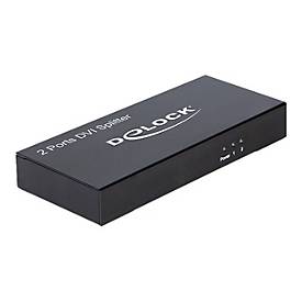 Image of Delock DVI Splitter 2 Port - Video-Verteiler - 2 Anschlüsse