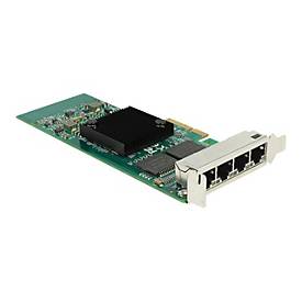 Image of Delock PCI Express Card > 4 x Gigabit LAN - Netzwerkadapter - PCIe 2.1 x4 - Gigabit Ethernet x 4
