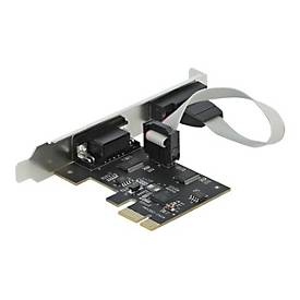Image of Delock PCI Express Card to 2 x Serial RS-232 - Serieller Adapter - PCIe 2.0 - RS-232 x 2