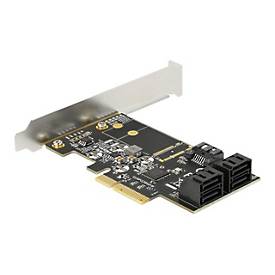 Image of Delock PCI Express Card x4 > 5 x internal SATA 6 Gb/s - Speicher-Controller - SATA 6Gb/s - PCIe 3.0 x4
