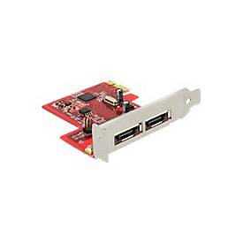 Image of Delock - Speicher-Controller - eSATA 6Gb/s - PCIe 2.0 x1