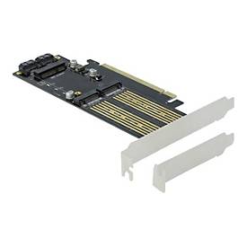 Image of Delock - Speicher-Controller - M.2 Card / mSATA - SATA 6Gb/s, PCIe 4.0 x16