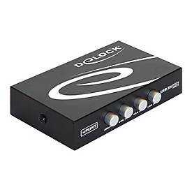 Delock Switch USB 2.0 4 port manual - USB-Umschalter für die gemeinsame Nutzung von Peripheriegeräten - 4 Anschlüsse