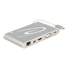 Image of Delock USB Type-C 3.1 Docking Station 4K - Dockingstation - USB-C - VGA, HDMI, Mini DP - GigE