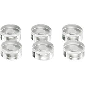 Design-Magnete aus Acryl, ø 25 mm, 6 Stück