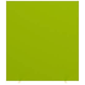 Design-Trennwand Paperflow, Stoffbespannung grün, schwer entflammbar gemäß DIN 4102 (B1), desinfektionsmittelbeständig, B 1600 x T 390 x H 1740 mm