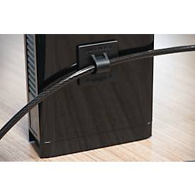 Desktop Sicherung Kensington Desktop & Peripherals Locking Kit 2.0, Diebstahlschutz, Schließknopf für Desktop-PCs, 2 Adapter & Kabelöse
