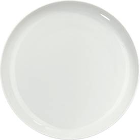 Dessertteller Solea flach, Ø 190 mm, uni, weiß, Porzellan, 6 Stück