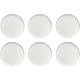 Image of Dessertteller Solea flach, Ø 190 mm, uni, weiß, Porzellan, 6 Stück