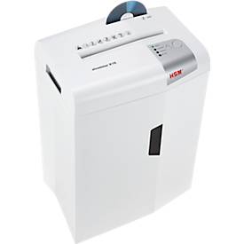 Destructeur de documents HSM shredstar X10, niveau de sécurité 4, coupe en particules de 4,5 x 30 mm, 10 feuilles, blanc-argenté