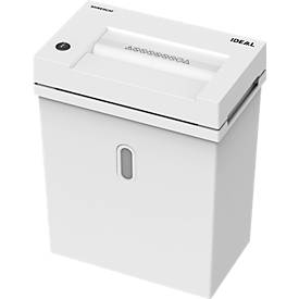Destructeur de documents Ideal Shredcat 8200, coupe en bandelettes de 4 mm, P-2, 21 l, capacité de coupe 16 feuilles, gris