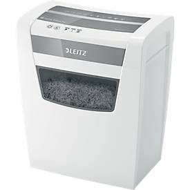Destructeur de documents IQ Home Office Leitz, découpe de morceaux 4 x 28 mm, P4, 23 L, 10-11 feuilles, anti-bourrage papier