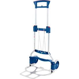 Diable pliant professionnel RuXXac-cart Business XL - aluminium - capacité de charge 125 kg - bavette extra large