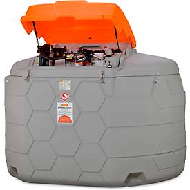 Dieseltank CEMO CUBE Outdoor Premium Plus, 5000 l Volumen, 230 V Elektropumpe