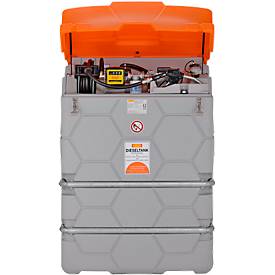 Dieseltank CUBE, Komplettanlage, versch. Größen, 1500 l, Elektropumpe 230V, Autom.-Zapfpistole