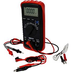 Digital Multimeter inkl. Prüfspitzen und Krokodilklemmen