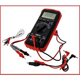 Digital Multimeter inkl. Prüfspitzen und Krokodilklemmen