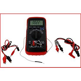 Digital Multimeter inkl. Prüfspitzen und Krokodilklemmen