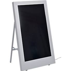 Digitaler Kundenstopper SMART Signage Display PH43F, LED, HDMI/DVI-I/DP1.2, 24/7-Betrieb, weißaluminium