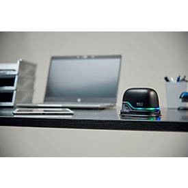 Digitaler Stempel COLOP e-mark®, 600 dpi, Micro-USB/WLAN, mit CMY Tintenpatrone, Druckkopf & Akku, schwarz